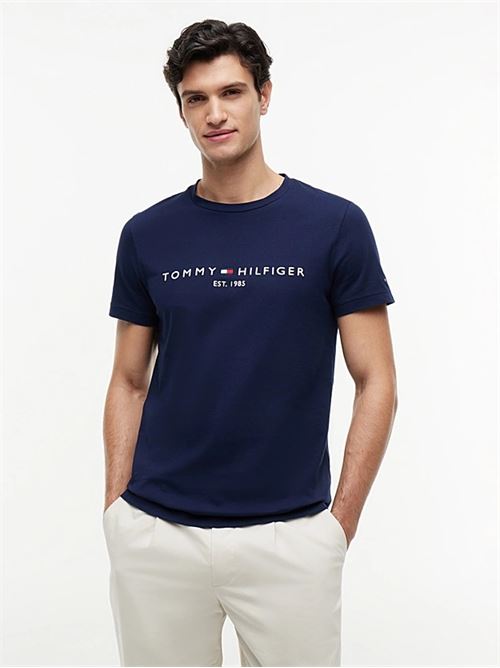 tommy logo tee TOMMY HILFIGER | MW0MW11797DCC